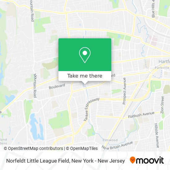 Norfeldt Little League Field map