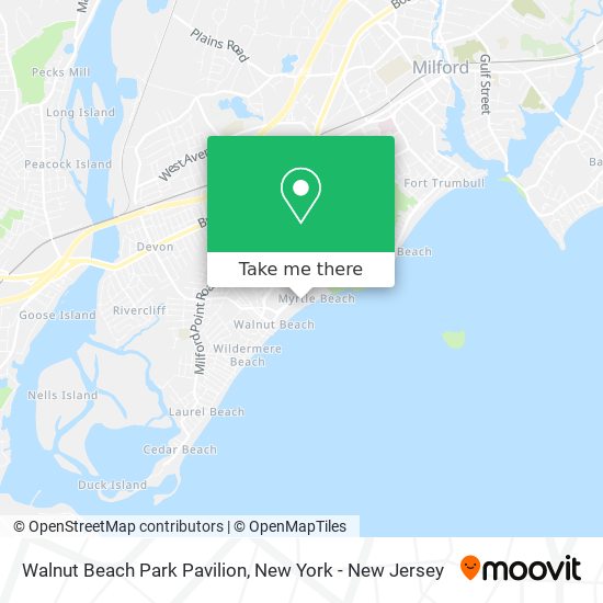 Mapa de Walnut Beach Park Pavilion