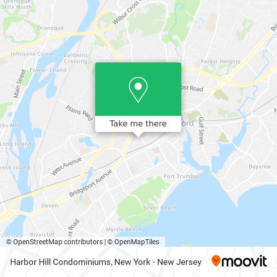 Harbor Hill Condominiums map