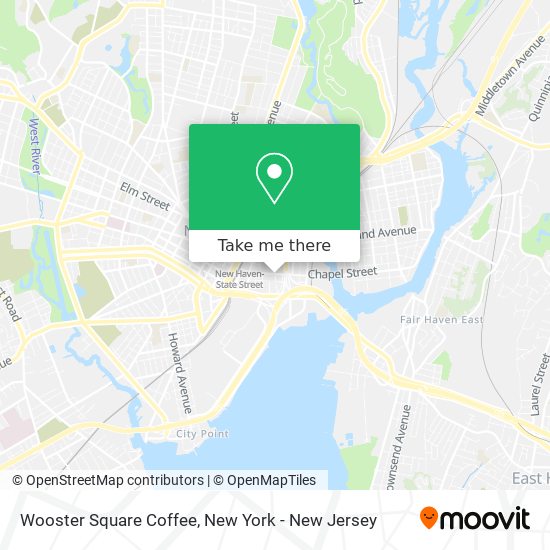 Mapa de Wooster Square Coffee