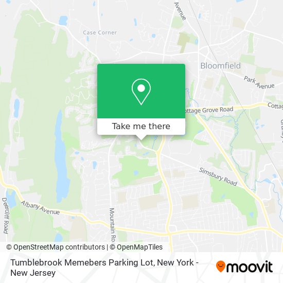 Tumblebrook Memebers Parking Lot map