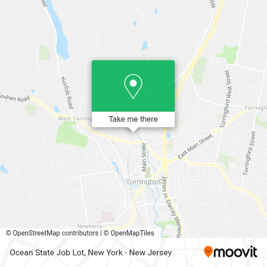 Ocean State Job Lot map