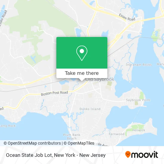 Ocean State Job Lot map