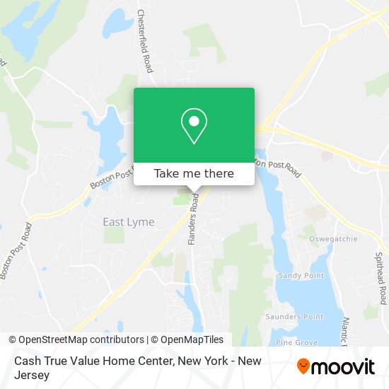 Mapa de Cash True Value Home Center