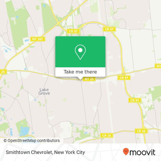 Smithtown Chevrolet map