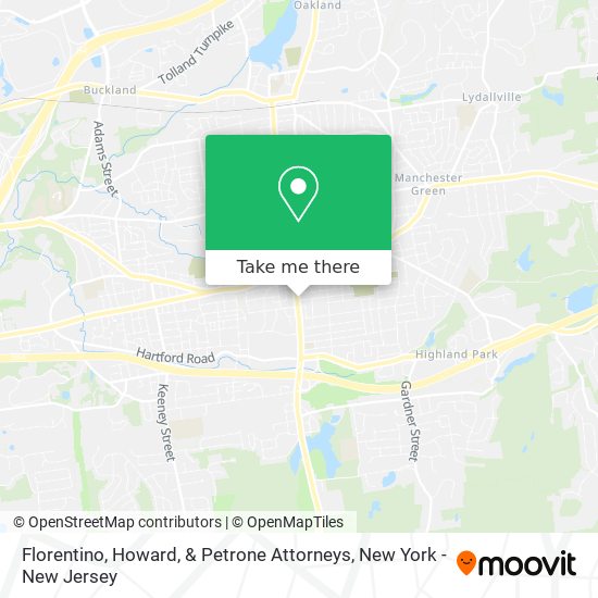 Florentino, Howard, & Petrone Attorneys map