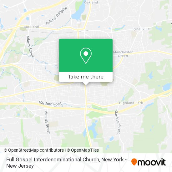 Mapa de Full Gospel Interdenominational Church