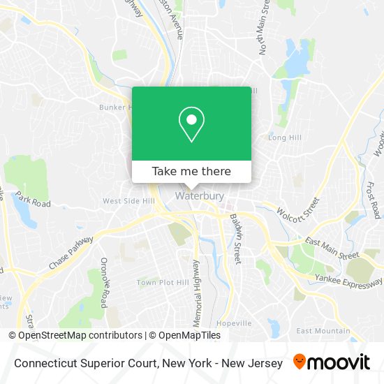 Connecticut Superior Court map