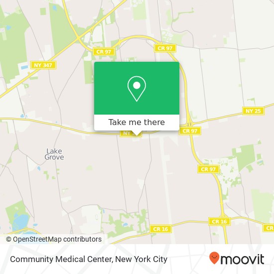 Mapa de Community Medical Center