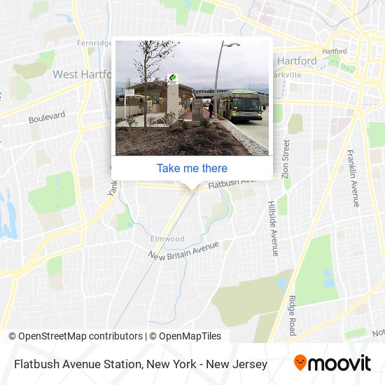 Flatbush Avenue Station map