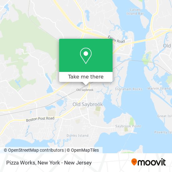 Pizza Works map