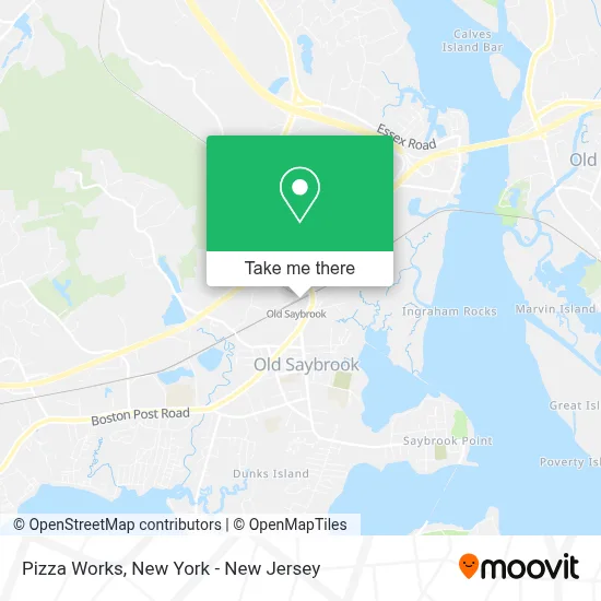 Pizza Works map