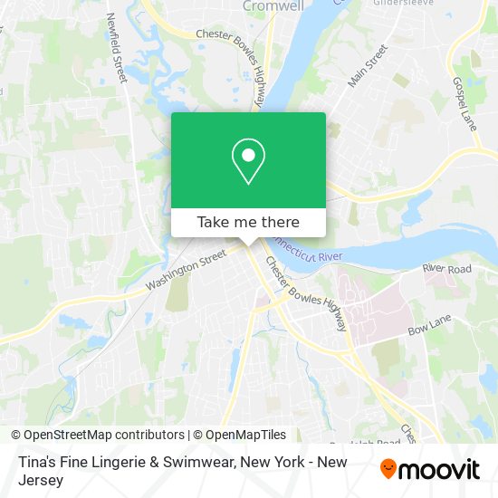 Tina's Fine Lingerie & Swimwear map