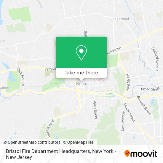 Bristol Fire Department Headquarters map