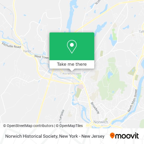 Mapa de Norwich Historical Society