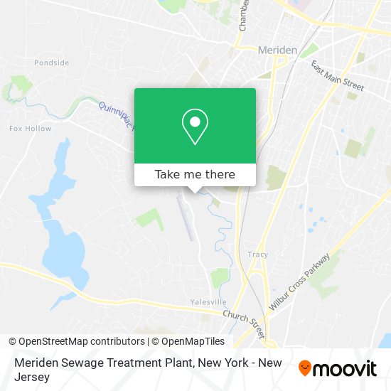 Mapa de Meriden Sewage Treatment Plant