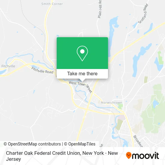 Charter Oak Federal Credit Union map