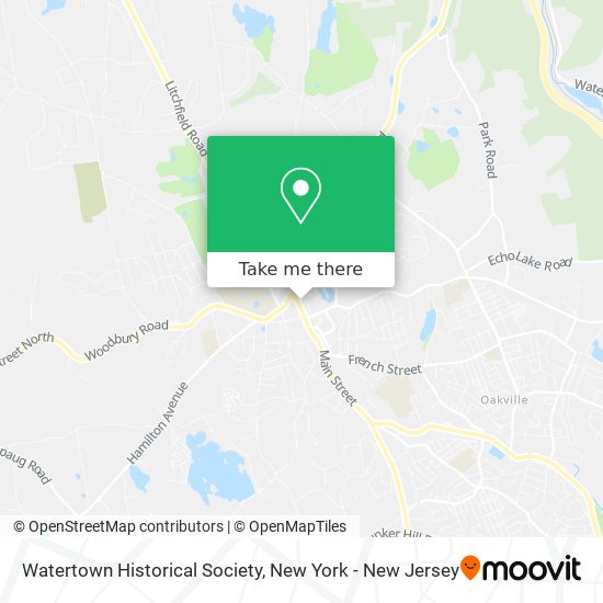 Watertown Historical Society map