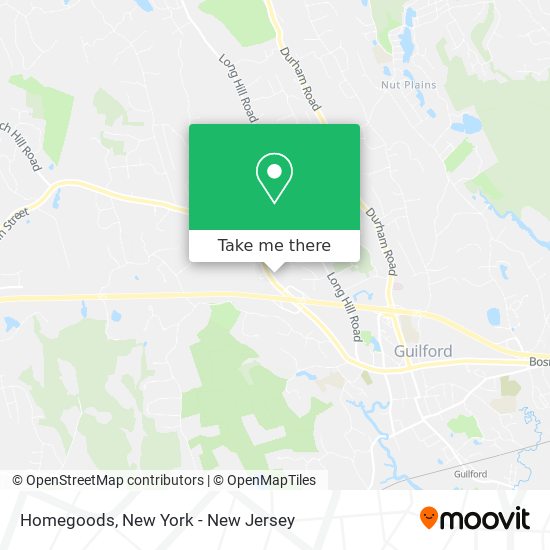 Homegoods map