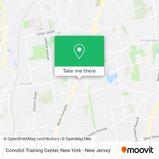 Conndot Training Center map