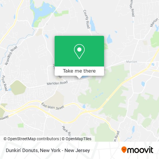Mapa de Dunkin' Donuts
