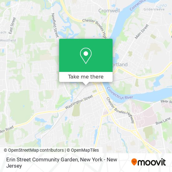 Erin Street Community Garden map