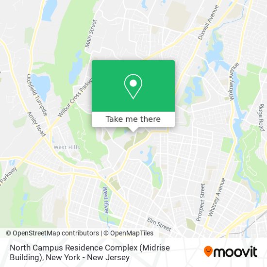 North Campus Residence Complex (Midrise Building) map