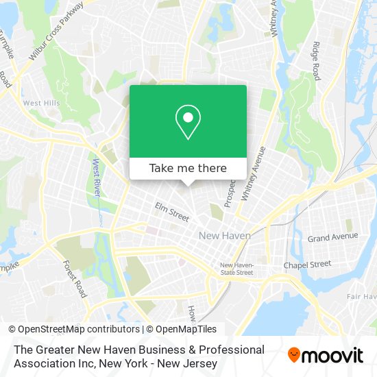 The Greater New Haven Business & Professional Association Inc map