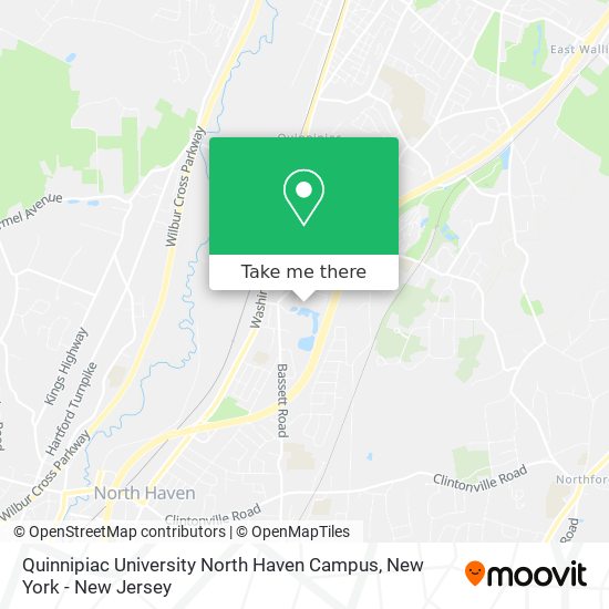 Quinnipiac University North Haven Campus map