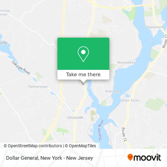 Mapa de Dollar General