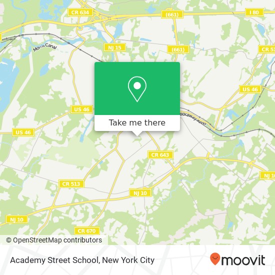 Academy Street School map