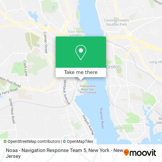 Mapa de Noaa - Navigation Response Team 5