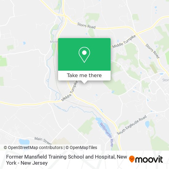 Mapa de Former Mansfield Training School and Hospital