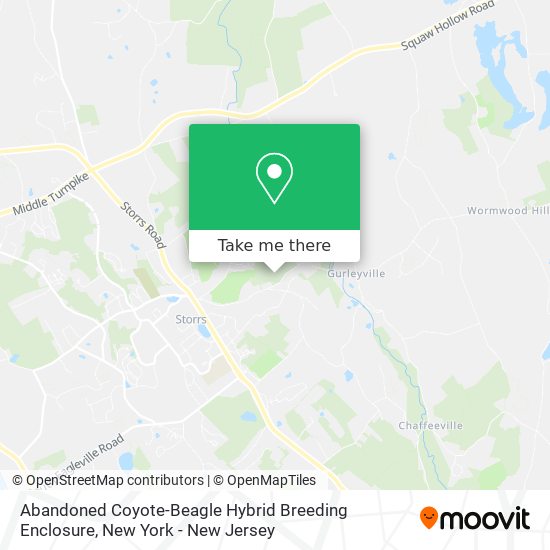 Mapa de Abandoned Coyote-Beagle Hybrid Breeding Enclosure