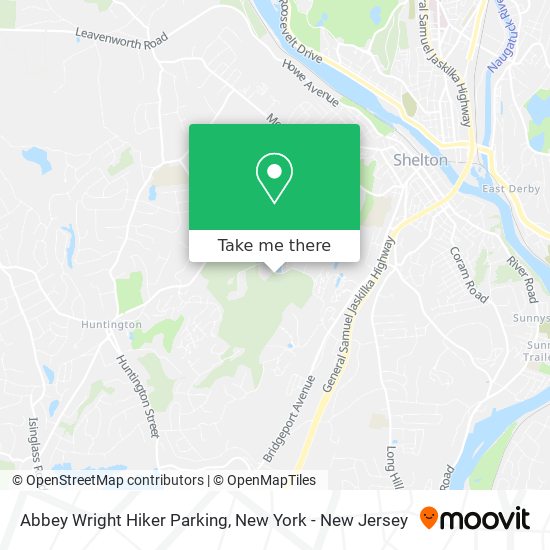 Mapa de Abbey Wright Hiker Parking