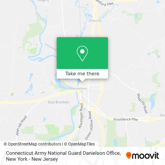How to get to Connecticut Army National Guard Danielson Office in