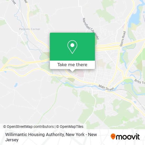 Willimantic Housing Authority map