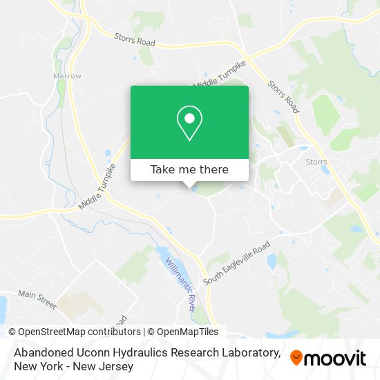 Abandoned Uconn Hydraulics Research Laboratory map