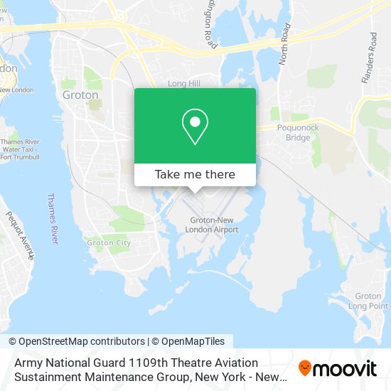 Army National Guard 1109th Theatre Aviation Sustainment Maintenance Group map