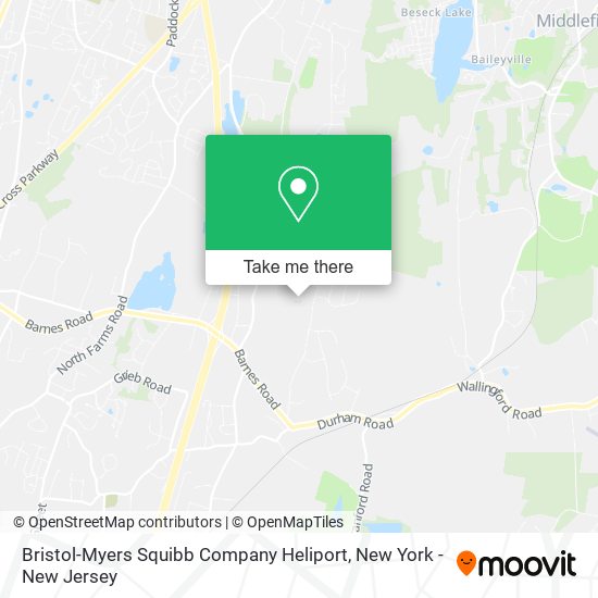 Bristol-Myers Squibb Company Heliport map