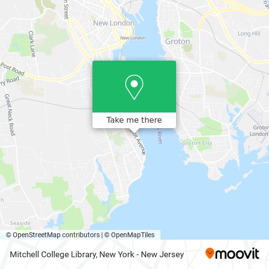 Mapa de Mitchell College Library