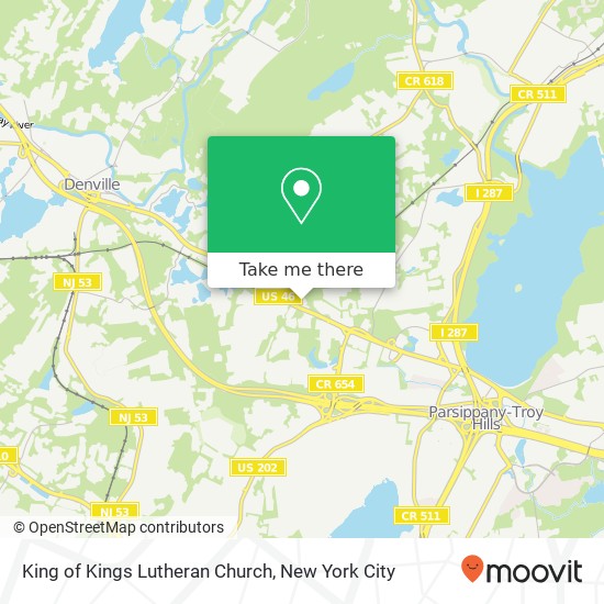 Mapa de King of Kings Lutheran Church