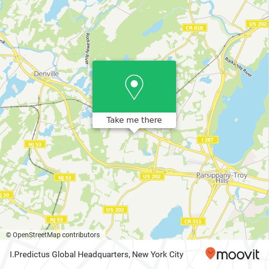 I.Predictus Global Headquarters map