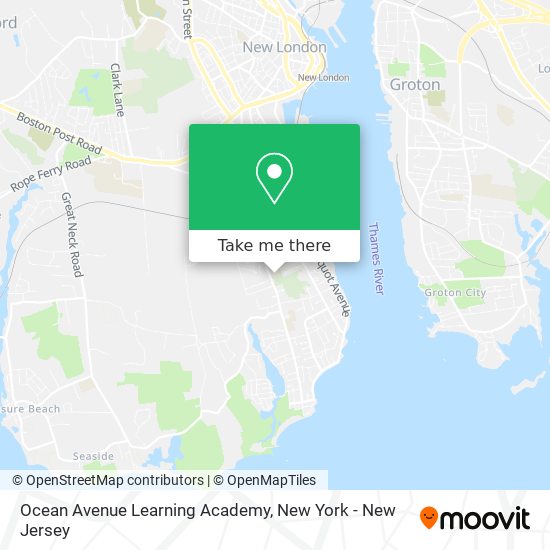 Ocean Avenue Learning Academy map