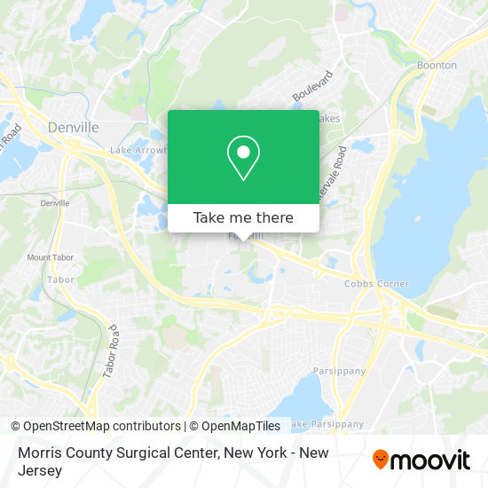 Morris County Surgical Center map