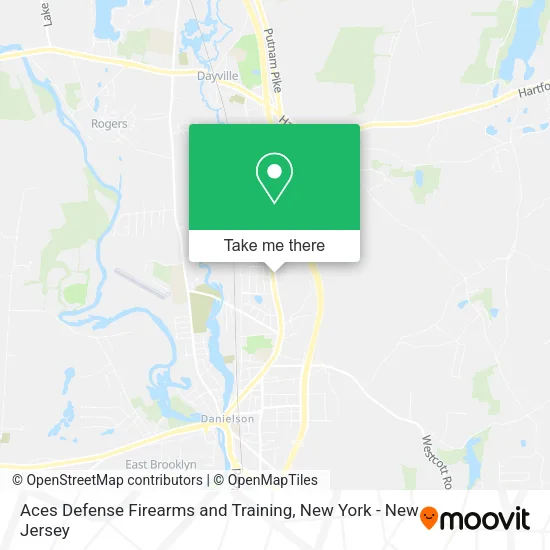 Aces Defense Firearms and Training map