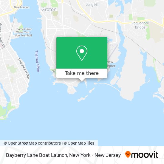 Mapa de Bayberry Lane Boat Launch