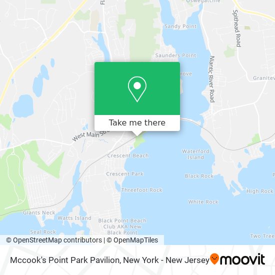 Mccook's Point Park Pavilion map