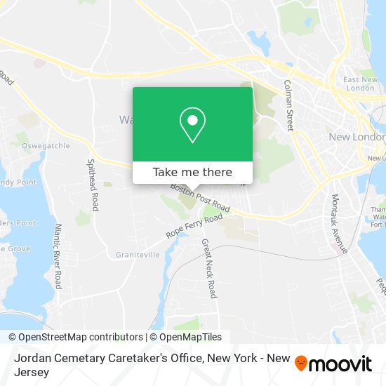 Mapa de Jordan Cemetary Caretaker's Office