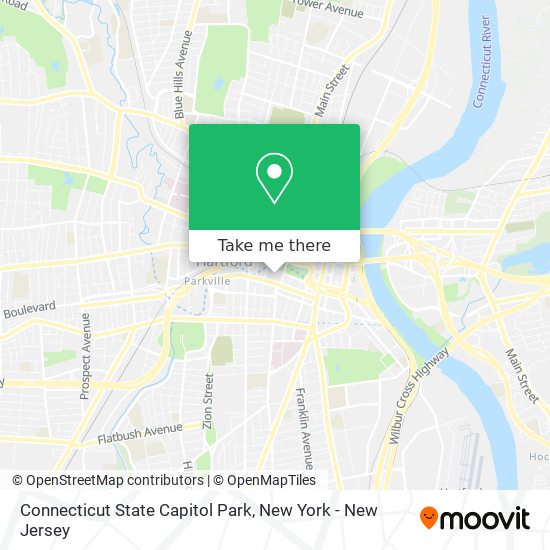Connecticut State Capitol Park map